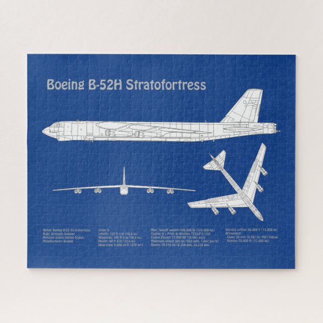 B-52 Stratofestress - Flugzeugkonzepte ABD Puzzle (Horizontal)
