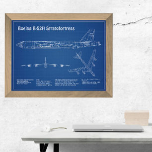 B-52 Stratofestress - Flugzeugkonzepte AD Fotodruck