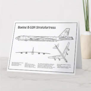 B-52 Stratofestress - Flugzeugkonzepte BD Dankeskarte