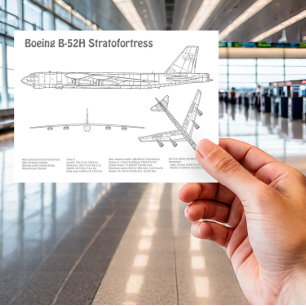 B-52 Stratofestress - Flugzeugkonzepte BD Postkarte