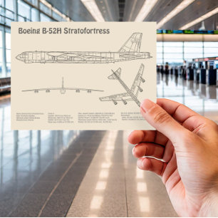 B-52 Stratofestress - Flugzeugkonzepte SD Postkarte