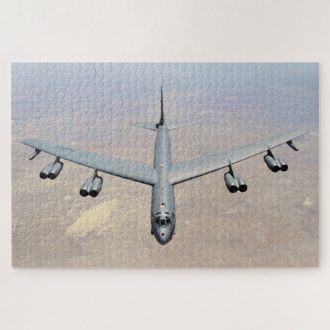 B-52 Stratofestung Barksdale AFB über Texas Puzzle (Horizontal)