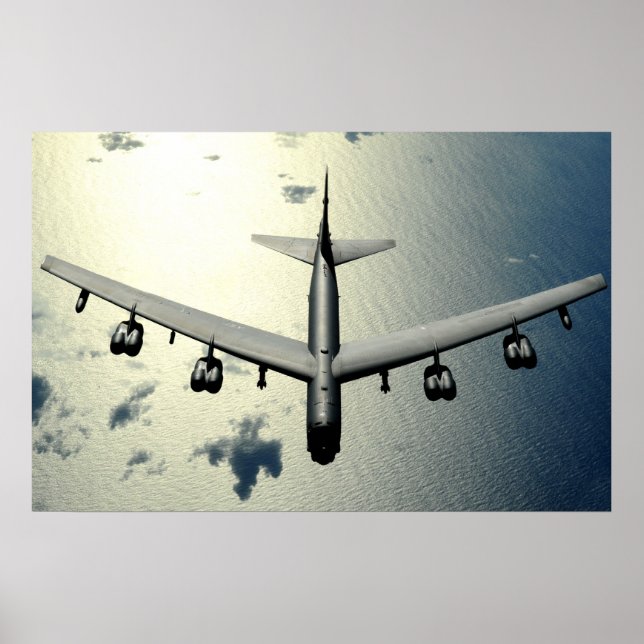 B-52 Stratoforfestungs-Luftfahrzeug Poster (Vorne)