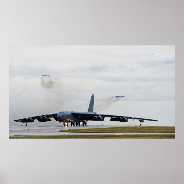 B-52 Stratoforfestungs-Luftfahrzeug Poster (Vorne)