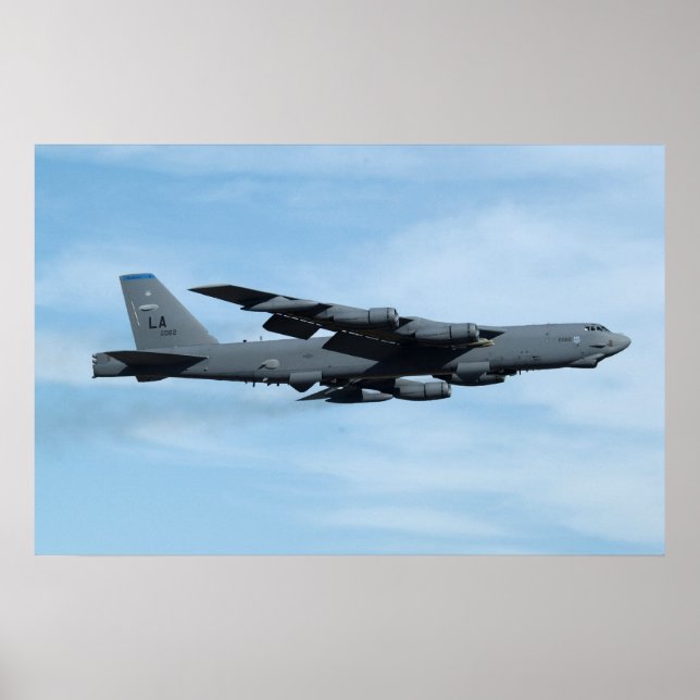 B-52H Stratofortfestungsflugzeug Poster (Vorne)