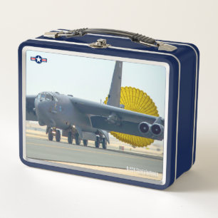B-52H STRATOFORTSCHRIFT METALL BROTDOSE