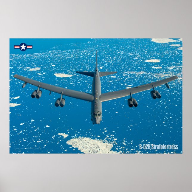 B-52H STRATOFORTSCHRIFT POSTER (Vorne)