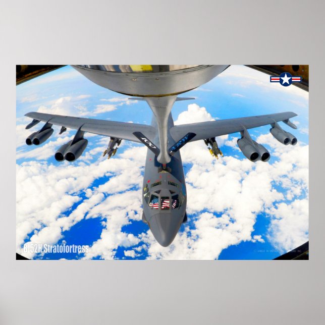 B-52H STRATOFORTSCHRIFT POSTER (Vorne)