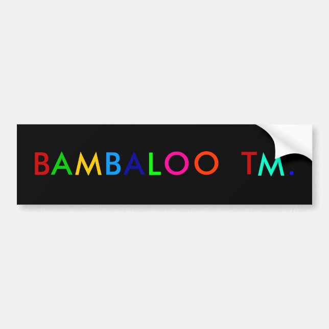 B, A, M, B, A, L, O, O, T, M. AUTOAUFKLEBER (Vorne)
