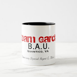 B.A.U., Quantico, VA, spezieller Zweifarbige Tasse