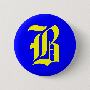 B - altes Englisch Button