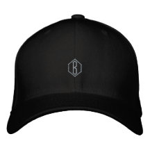 B Anfangsbuchstabe Black-Hat Flexfit Wolle Größe X