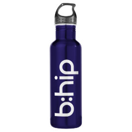 b: angesagt - Blau Trinkflasche
