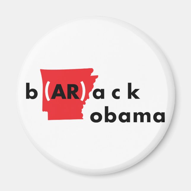 b(AR)ackobama Magnet (Vorne)