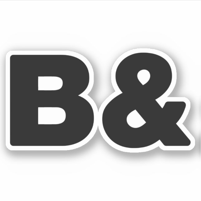 B & B AUFKLEBER (Vorderseite)