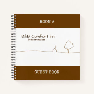 B&B Comfort Inn Gästebuch Notizbuch