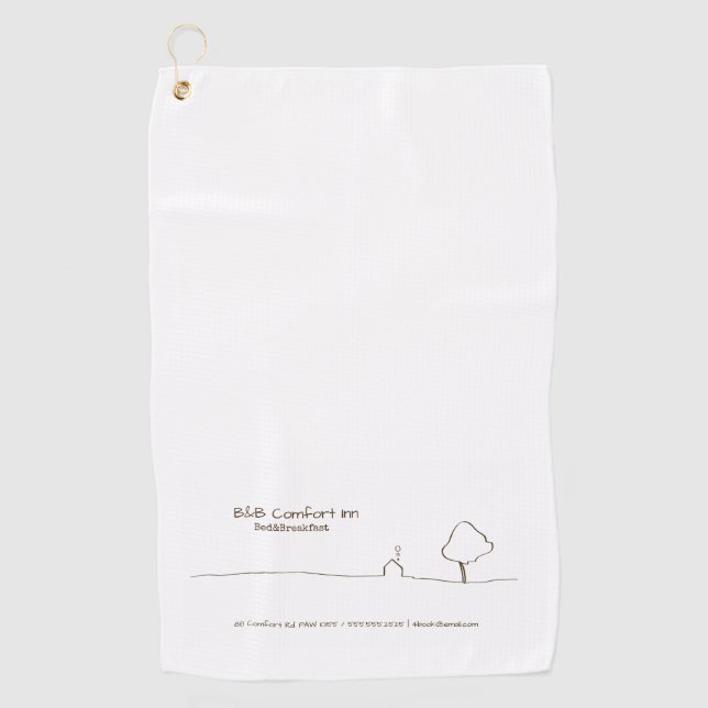 B&B Comfort Inn Resort Golfhandtuch (Vorderseite)