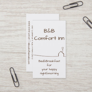 B&B Comfort Inn Visitenkarte