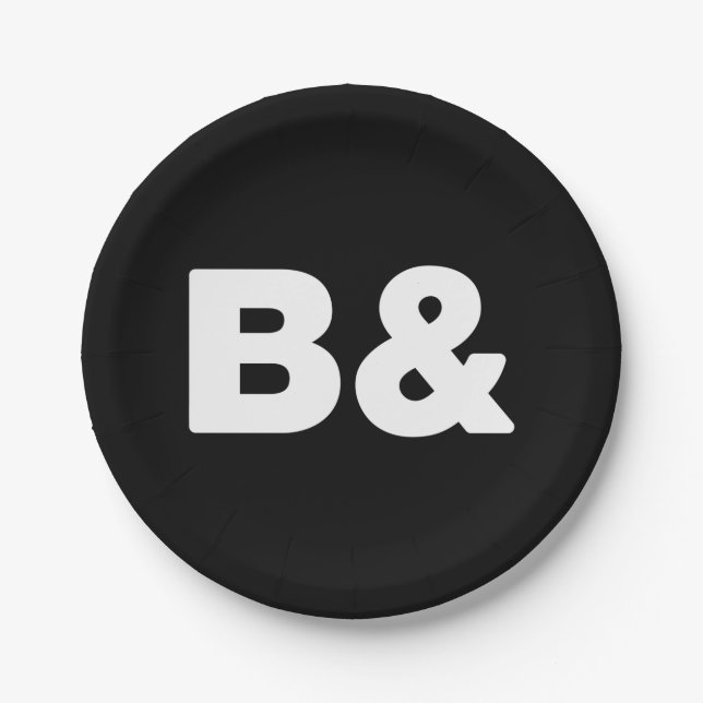 B & B PAPPTELLER (Vorderseite)