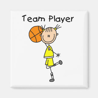 B-Ball Team Player Tshirts und Geschenke Magnet