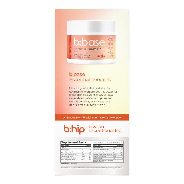 b:base werbekarte (Vorne)