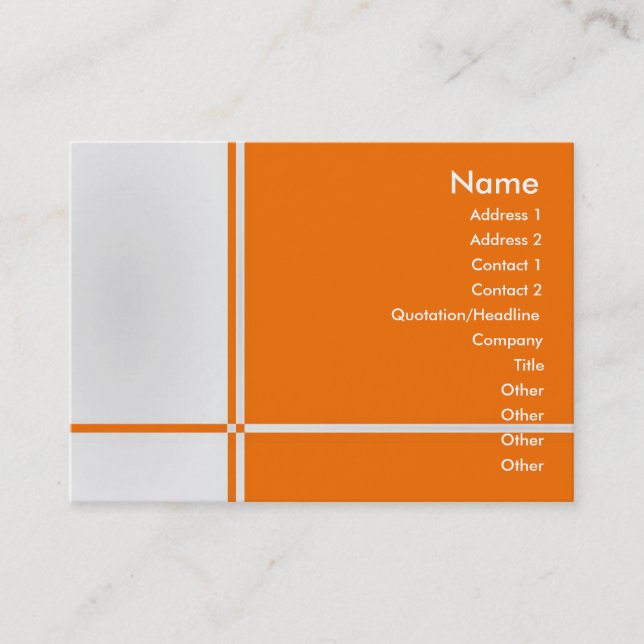 B-Berufliche Visitenkarte (Vorderseite)