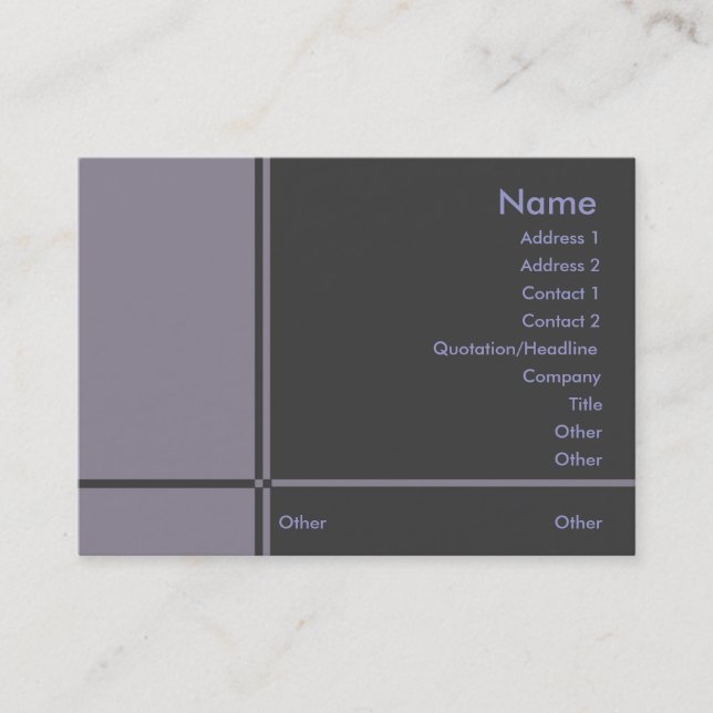 B-Berufliche Visitenkarte (Vorderseite)