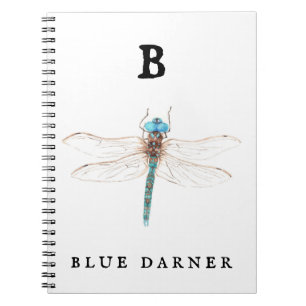 ‚B‘ Blue Darner Notizblock