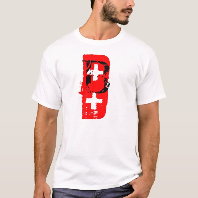B+ = Bluttyp T-Shirt (Vorderseite)