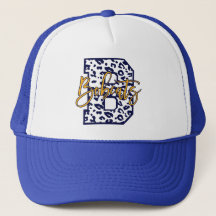 B Bobcats blau und weiß