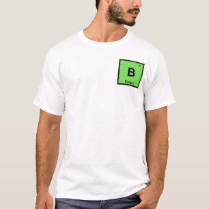 B - Bongos Musik Chemie Periodensystem Symbol T-Shirt