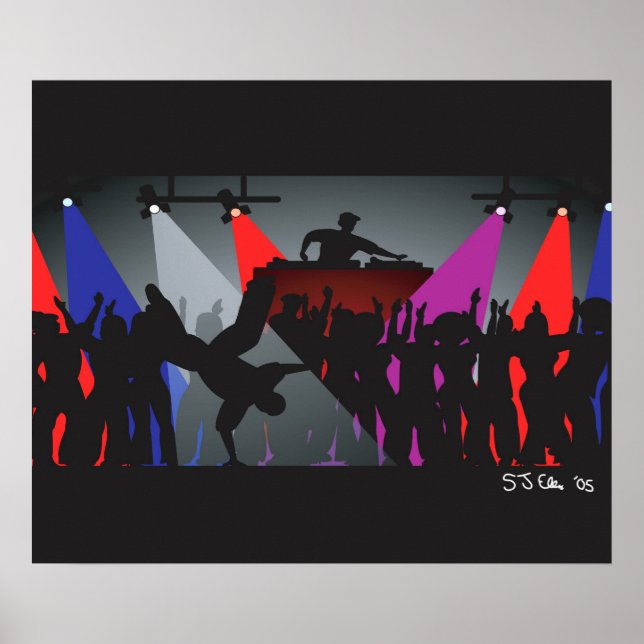 B BOY BREAK POSTER (Vorne)