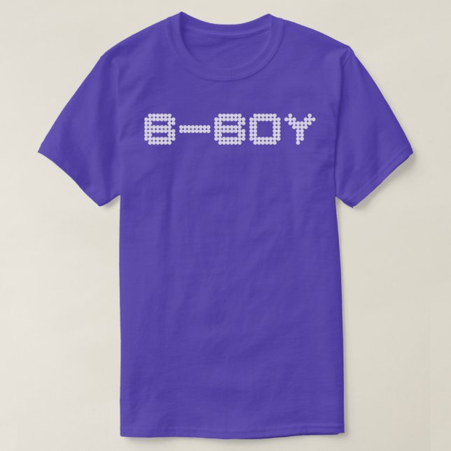 B Boy hip hop Typografie T-Shirt (Design vorne)