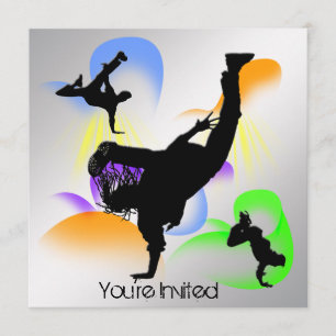 B-Boying Party Einladung