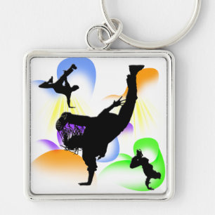 B-boying Schlüsselanhänger