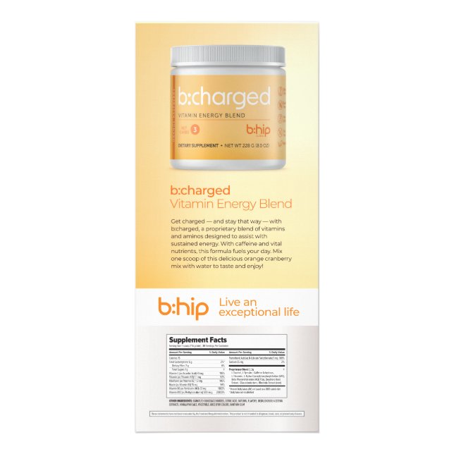 b:charged werbekarte (Vorne)