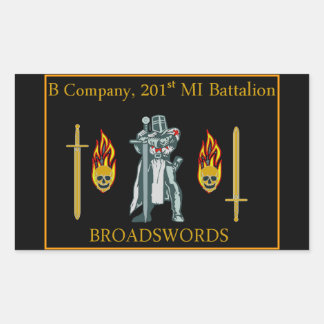 B CO-Aufkleber Rechteckiger Aufkleber