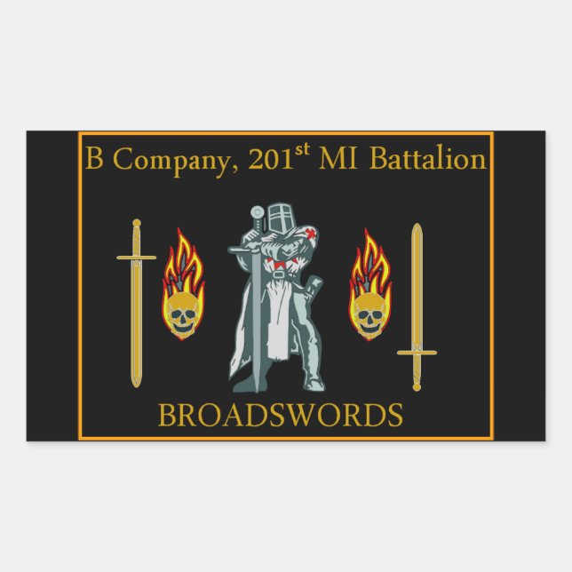 B CO-Aufkleber Rechteckiger Aufkleber (Vorderseite)