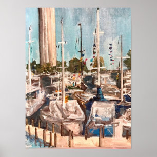 B Dock, in Schacht  Poster