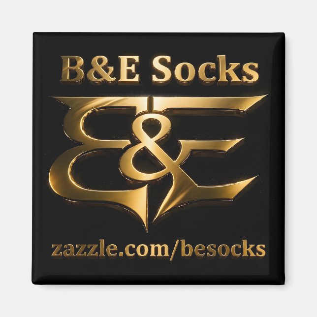 B&E Socken Bold & Elaborate Design 0048173 Magnet (Vorne)