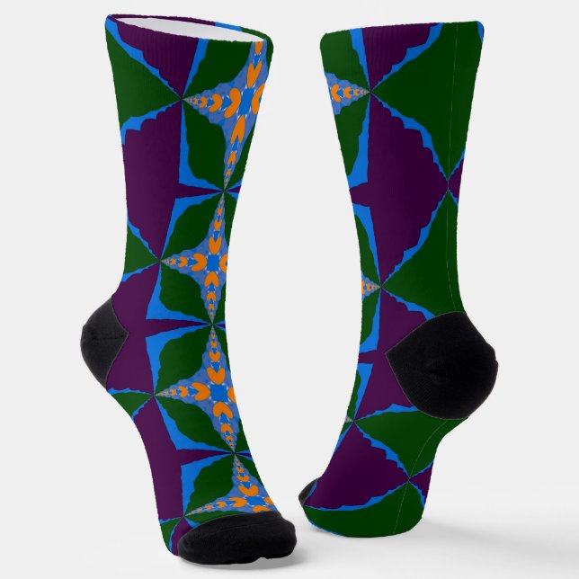B&E Socken Bold & Elaborate Design 0048178 (Gewinkelt)