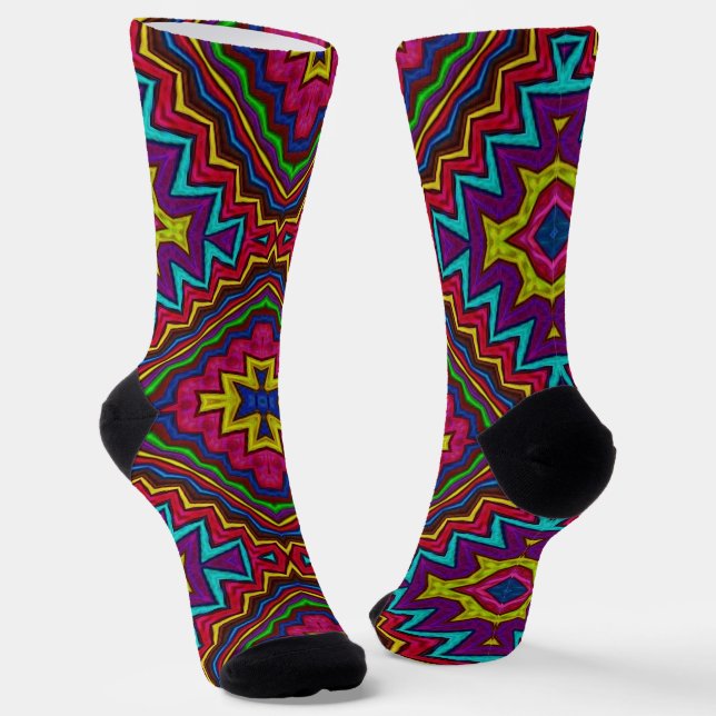 B&E Socken Bold & Elaborate Design 0048203 (Gewinkelt)
