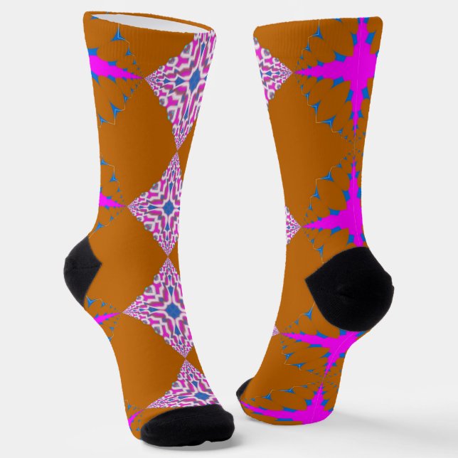 B&E Socken Bold & Elaborate Design 0048204 (Gewinkelt)
