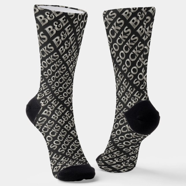 B&E Socken Bold & Elaborate Design 0049556 (Gewinkelt)