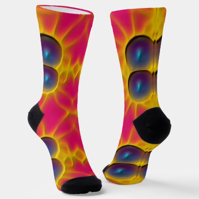 B&E Socken Kühnes und Elaboriertes Design 001823 (Gewinkelt)