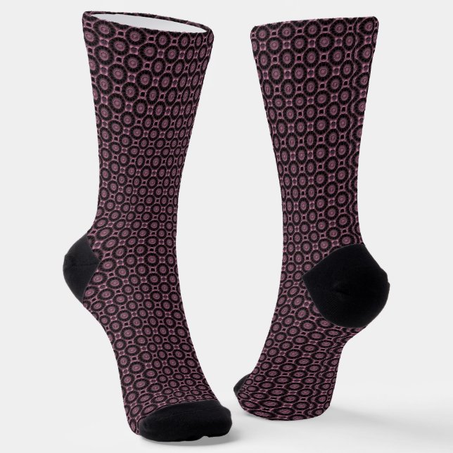 B&E Socken Kühnes und Elaboriertes Design 001847 (Gewinkelt)