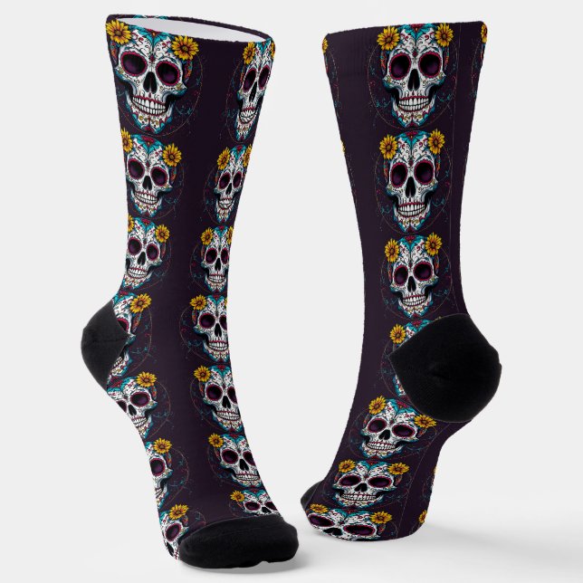 B&E Socken Kühnes und Elaboriertes Design 001901 (Gewinkelt)