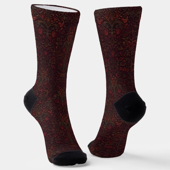 B&E Socken Kühnes und Elaboriertes Design 001920 (Gewinkelt)