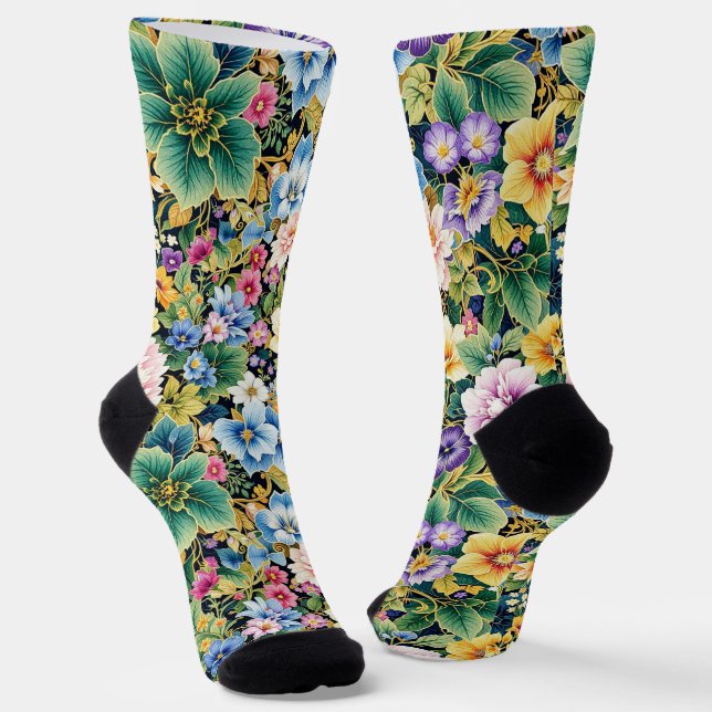 B&E Socken Kühnes und Elaboriertes Design 001942 (Gewinkelt)