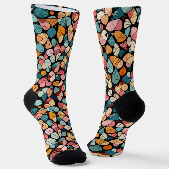 B&E Socken Kühnes und Elaboriertes Design 002009 (Gewinkelt)